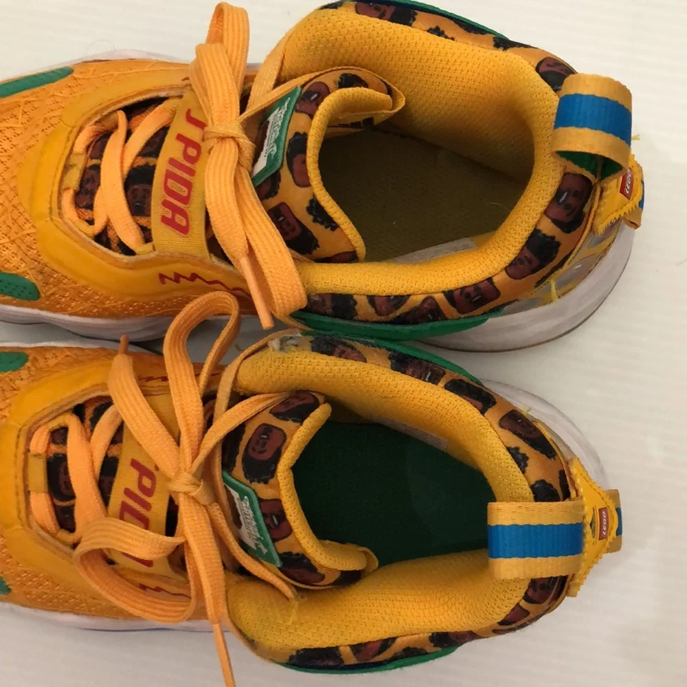 ADIDAS D.O.N ISSUE #3 LEGO MULTICOLOR RUNNING SNEAKERS MENS-BOYS SIZE 6